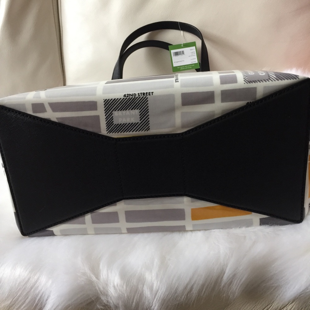 NWT Kate Spade New York Francis Yellow Taxi Tote - Picture 6 of 8
